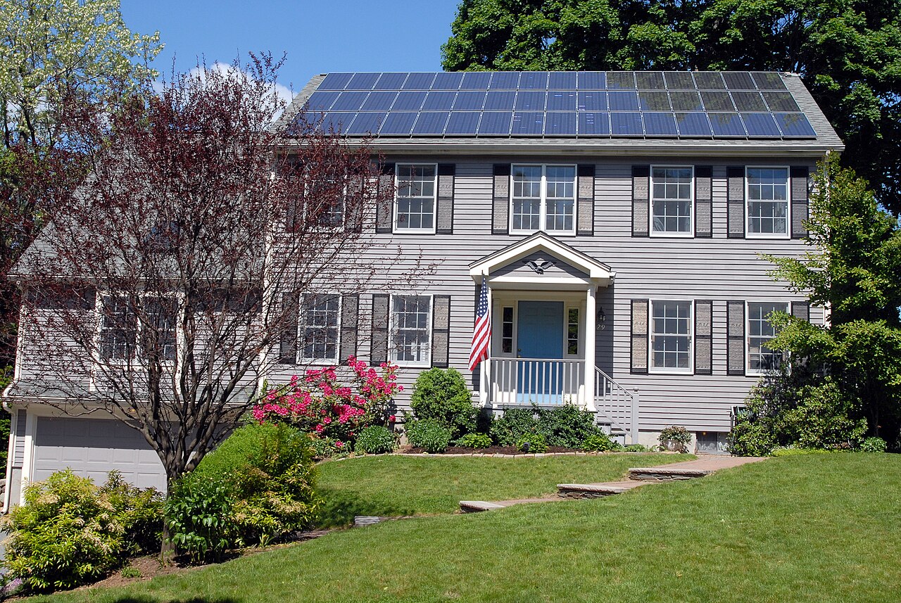 Rooftop solar array